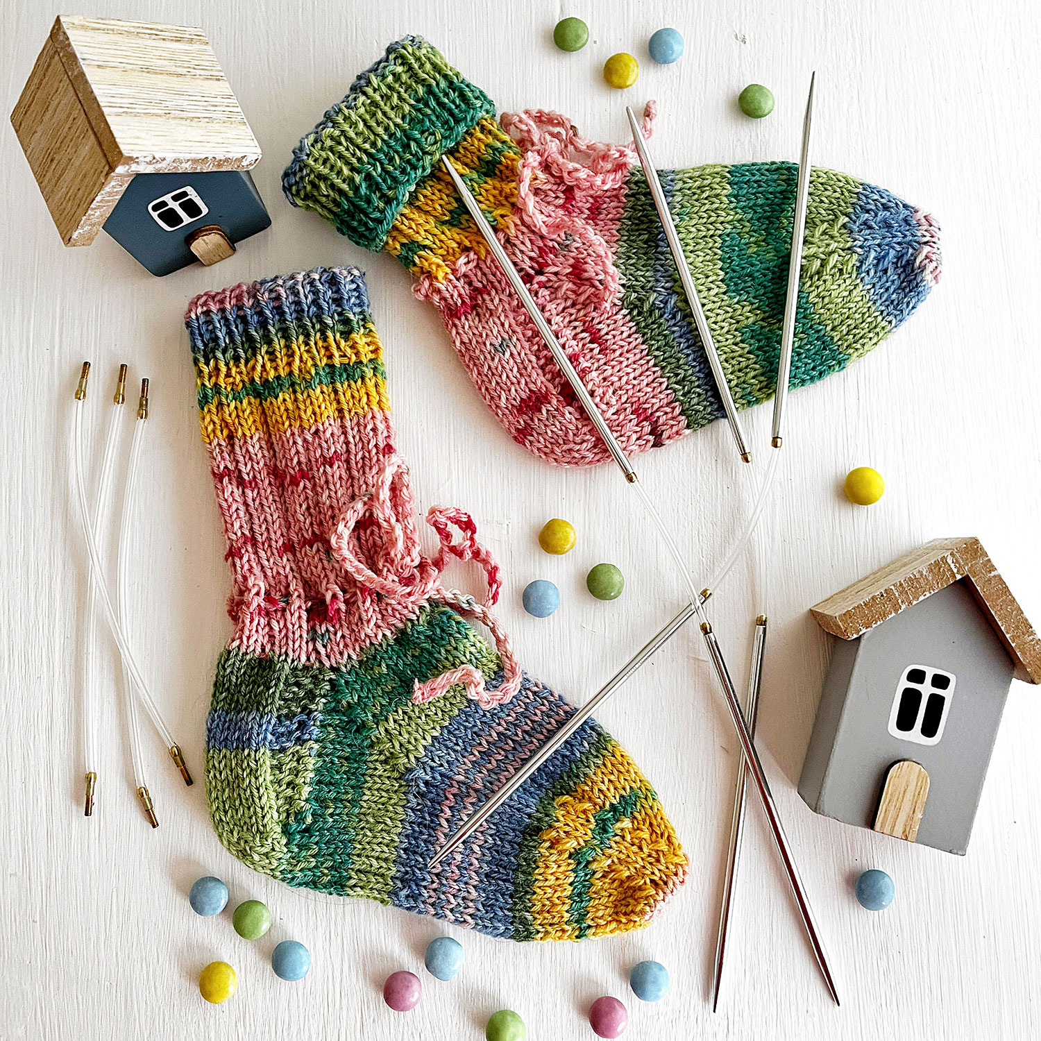 3 Pairs - Austauschbare Nadelspitzen