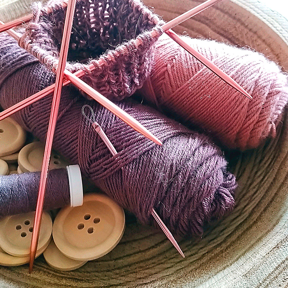 Pony Circular Sock Knitting Needles. 28 cm length.